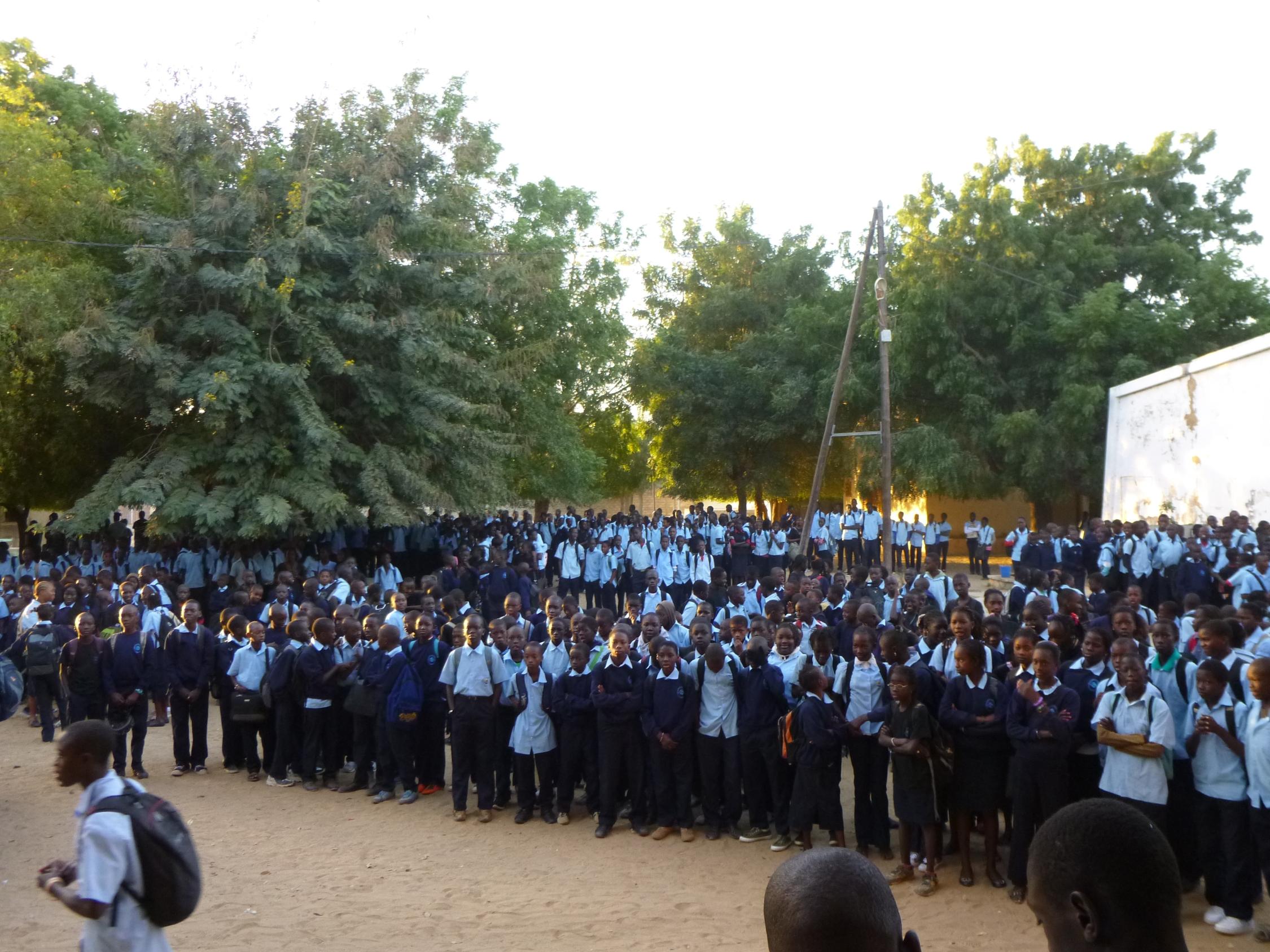 EAG unterstützt Schulhausbau in Thies / Senegal