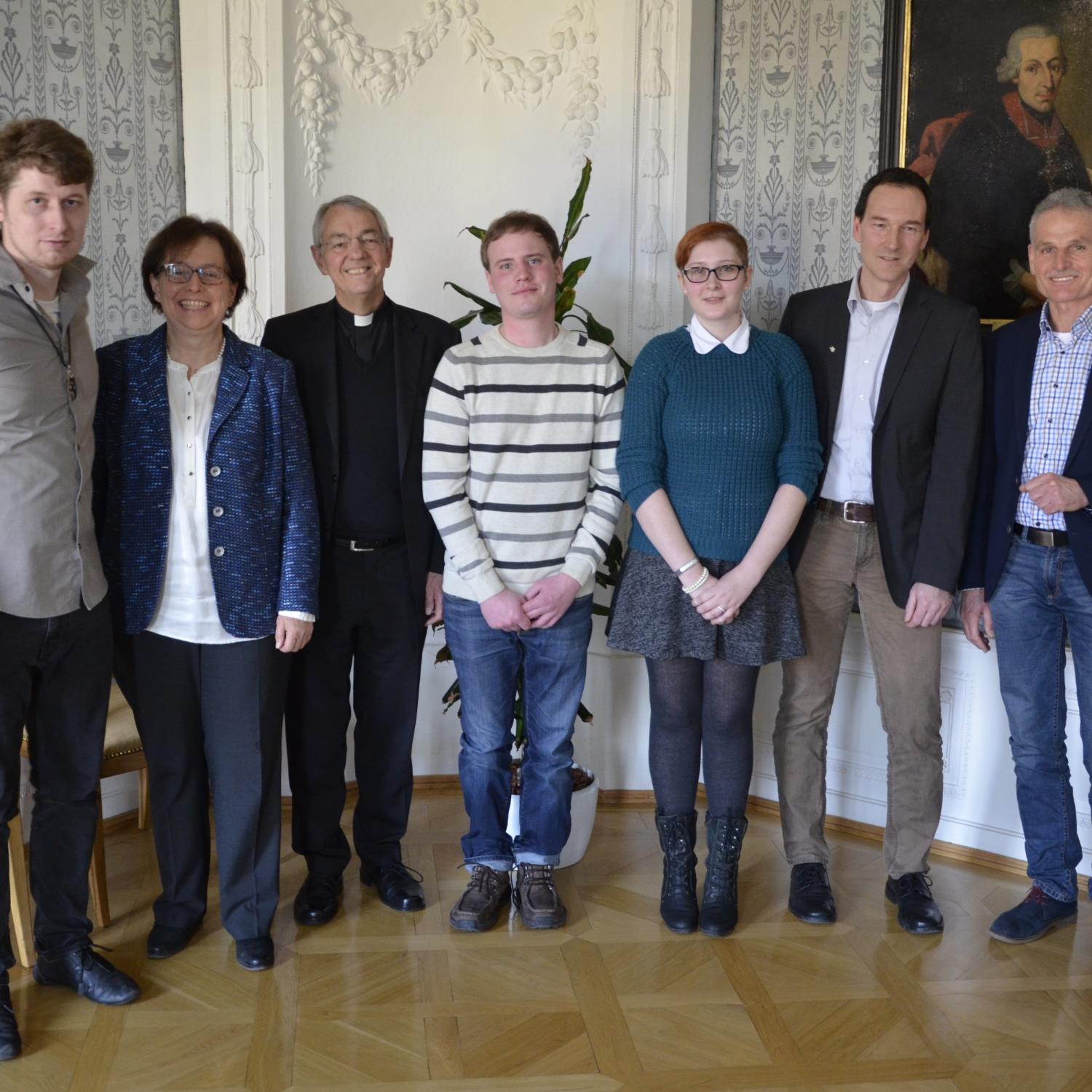 Die Besuchergruppe des EAG